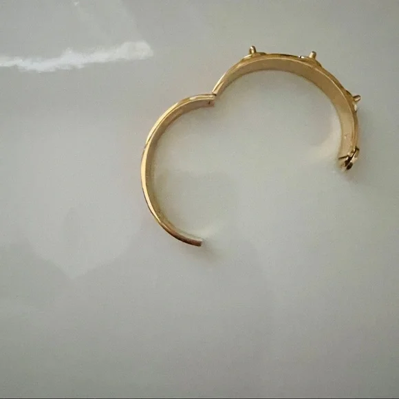 Coach Turnlock Bracelet Elegant Enamel in Orange VINTAGE - Picture 8 of 12